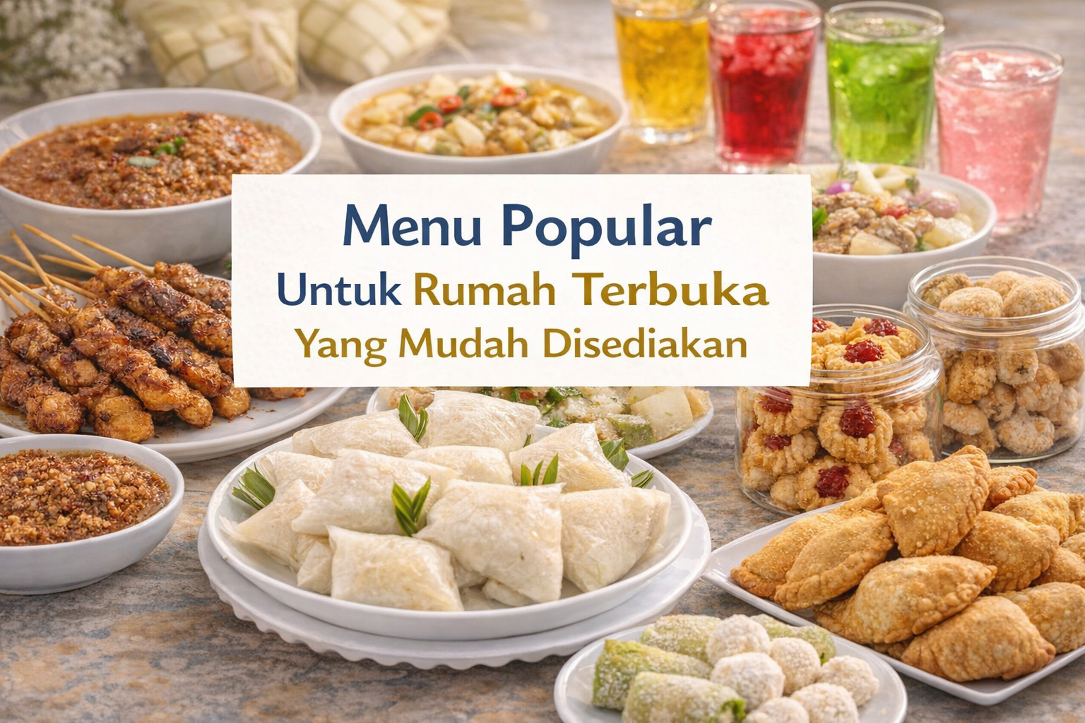 Menu Popular Untuk Rumah Terbuka Yang Mudah Disediakan